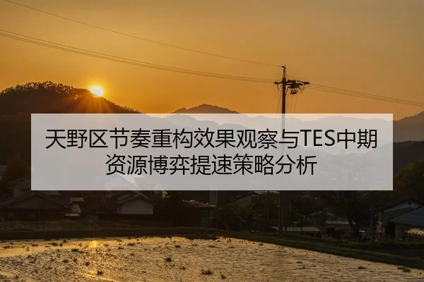 天野区节奏重构效果观察与TES中期资源博弈提速策略分析