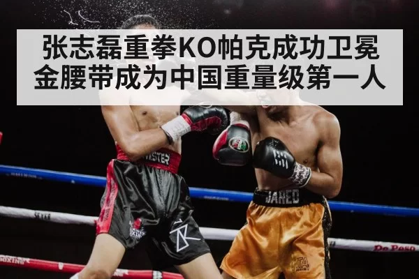 张志磊重拳KO帕克成功卫冕金腰带成为中国重量级第一人